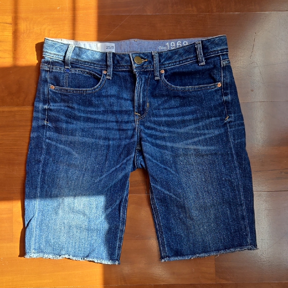 Blue Denim Shorts